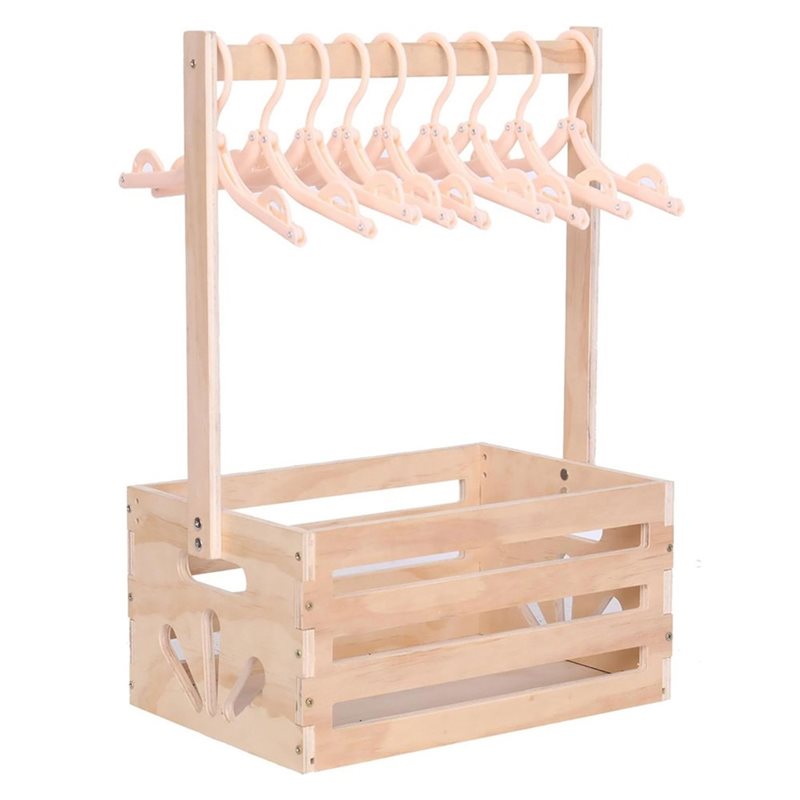 Baby Products Hamper - A25F-Wooden Baby Shower Gift Basket Closet