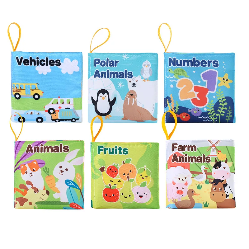 Baby Products For Newborn - Baby Soft Cloth Book for Newborns