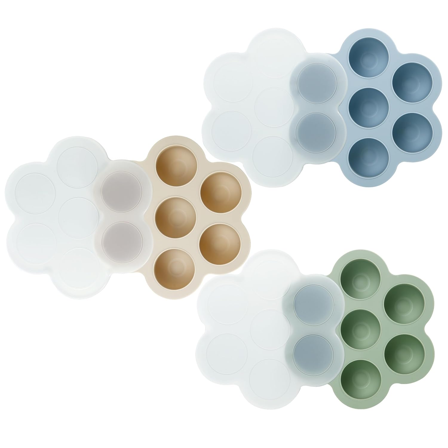 Baby Products Cream - 3 Pack Silicone Baby Food Freezer