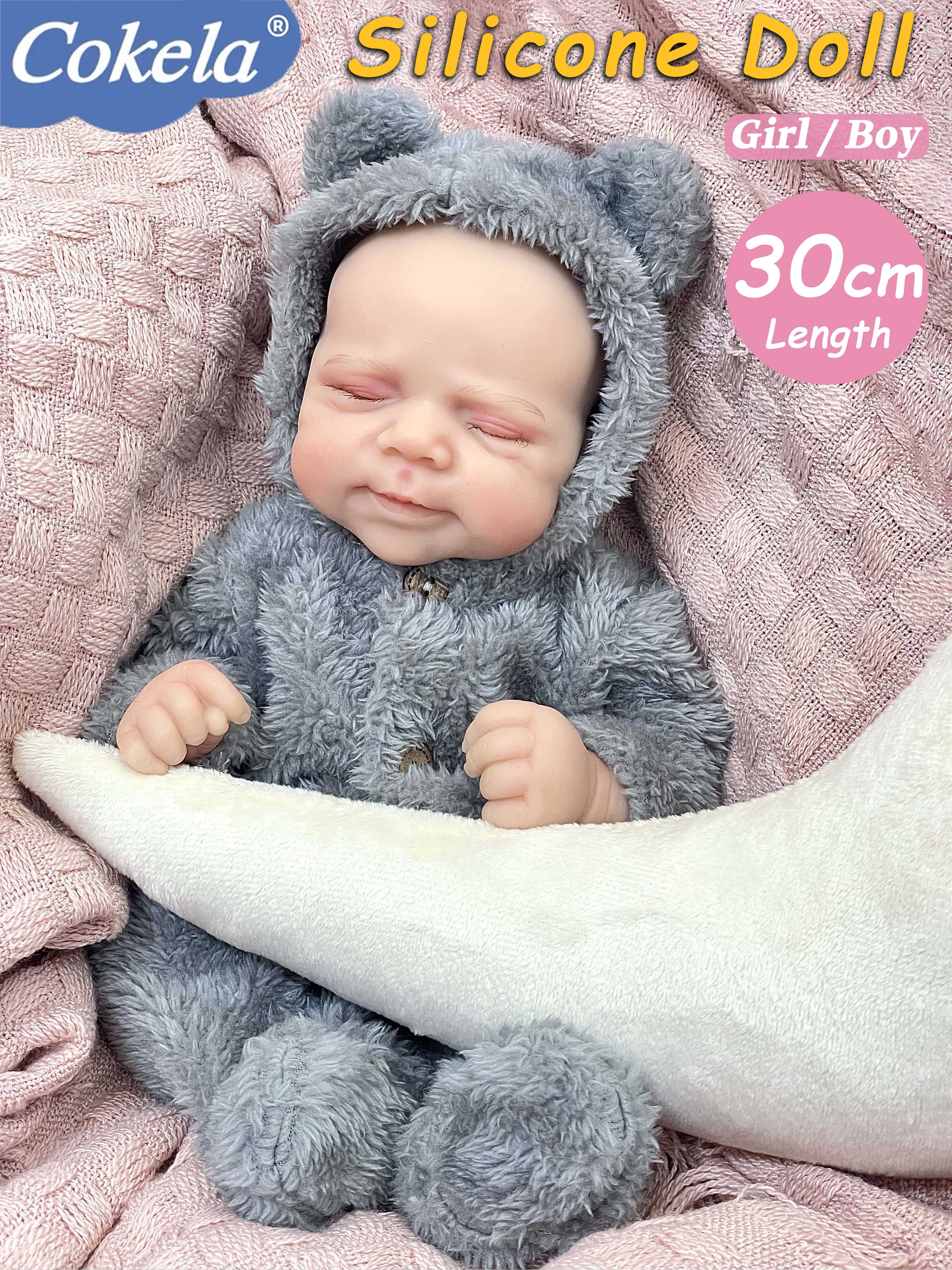 Baby Products For Newborn - Cokela 30cm 100% full Silicone Reborn