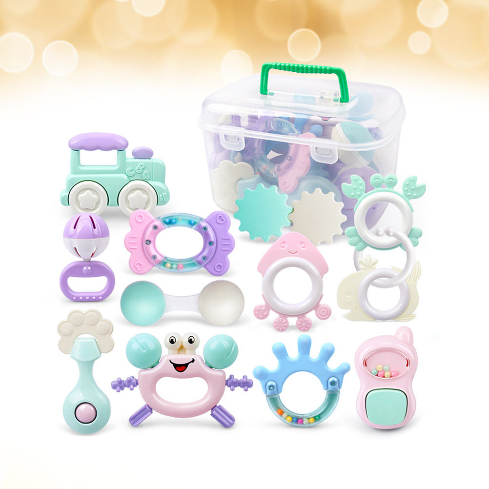 12Pcs Handbell Teethers Assort - مراجعة Baby Products For Newborn وسعره