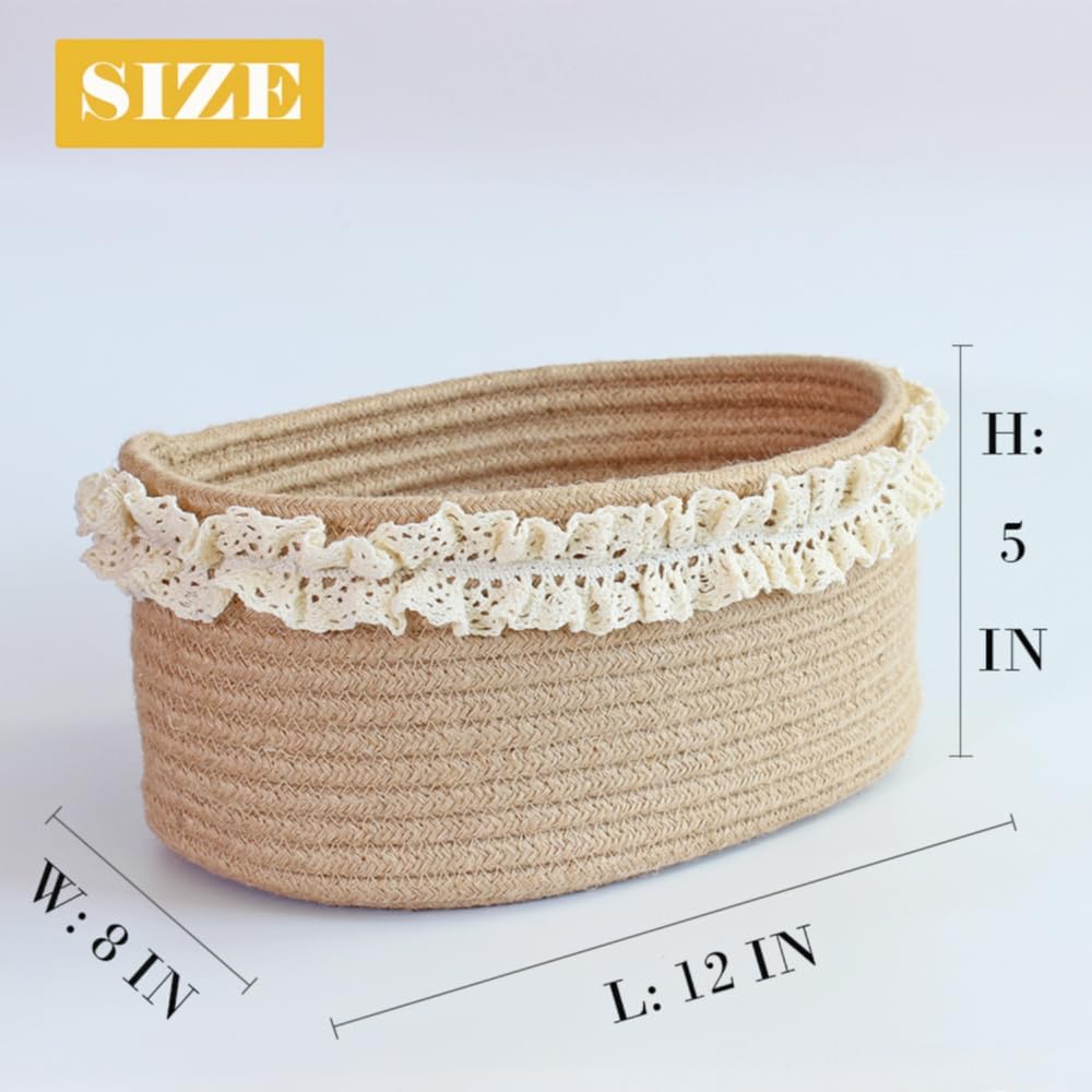 Small Brown Jute Woven Storage - مراجعة Baby Products To Gift وسعره