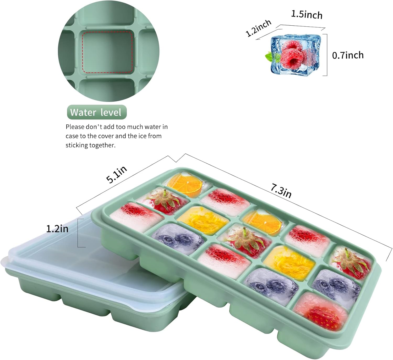 2-Pack Flexible Silicone Ice C - مراجعة Baby Products Cream وسعره