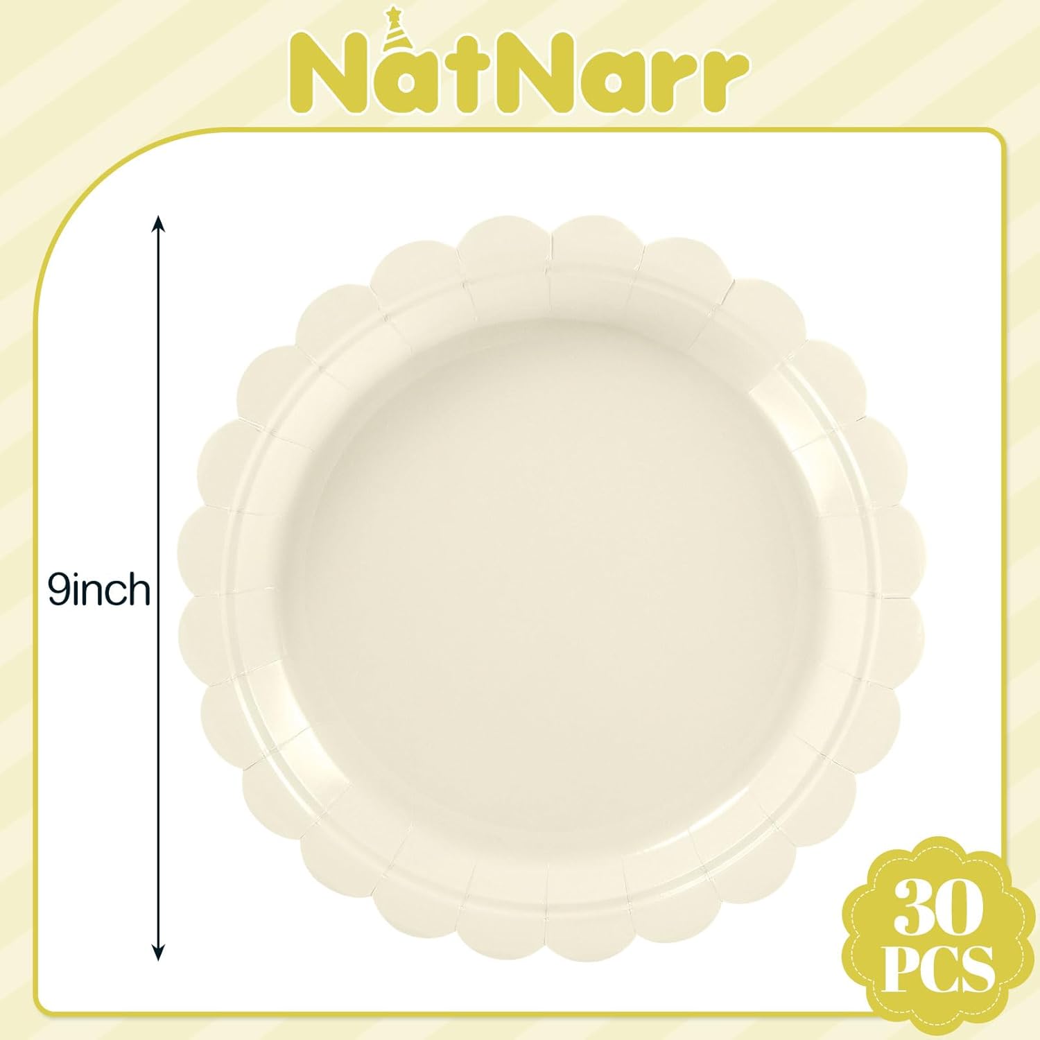 Ivory Paper Plates 9 Inch Disp - مراجعة Baby Products Cream وسعره