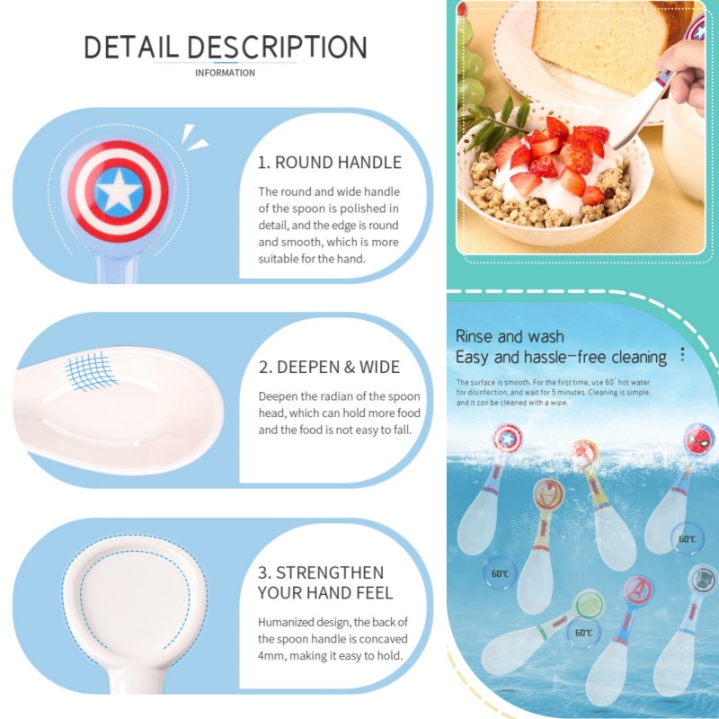 Marvel Spoon Avengers Captain  - مراجعة Baby Products Cream وسعره