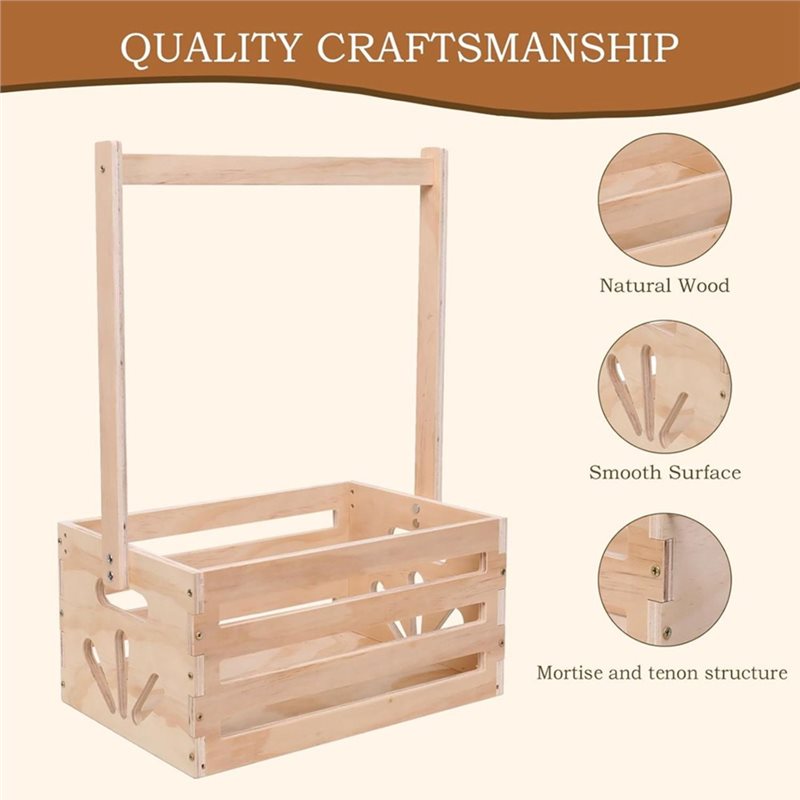 Wooden Baby Shower Gift Basket - مراجعة Baby Products Hamper وسعره