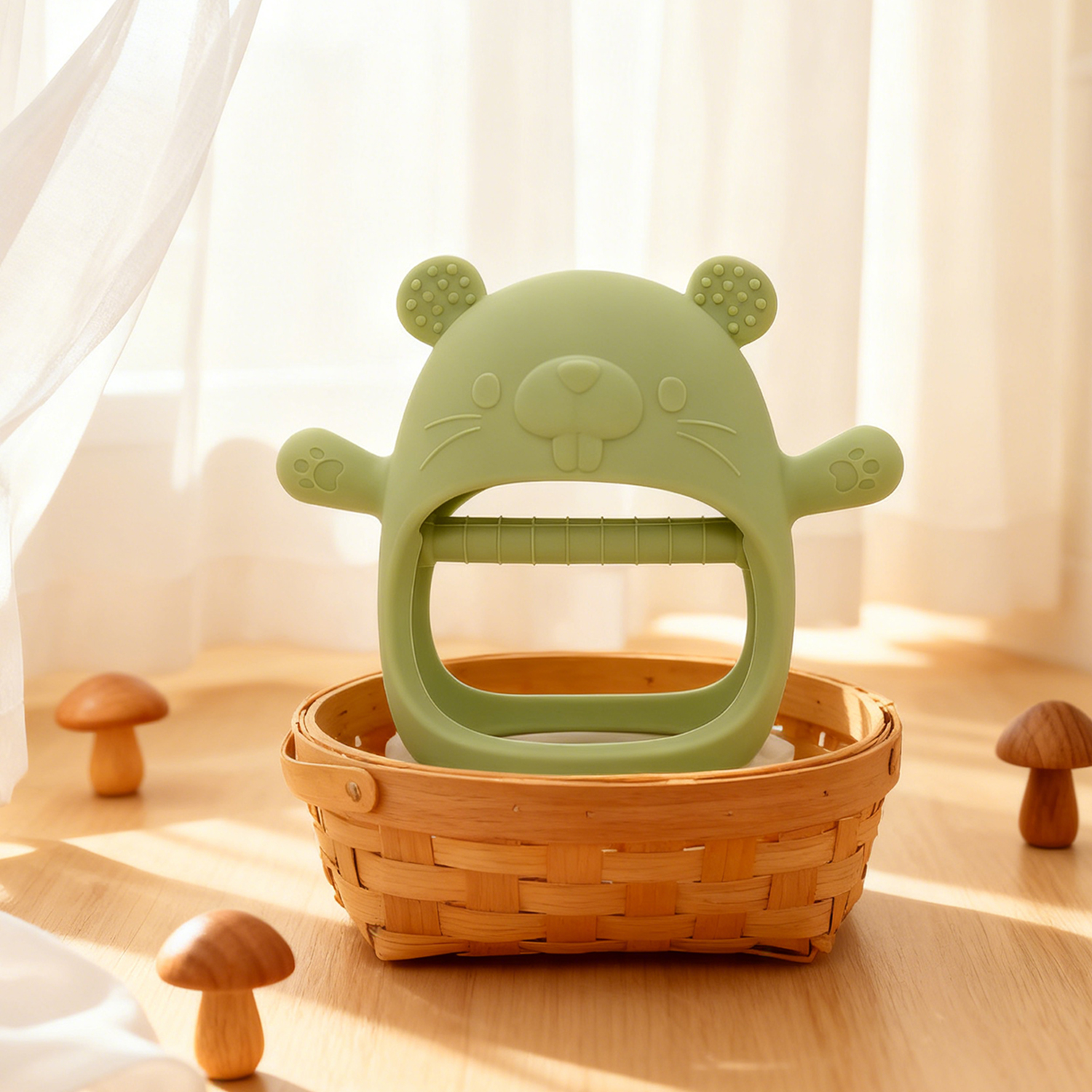 Baby Teething Toy Silicone Tee - مراجعة Baby Products Sale وسعره