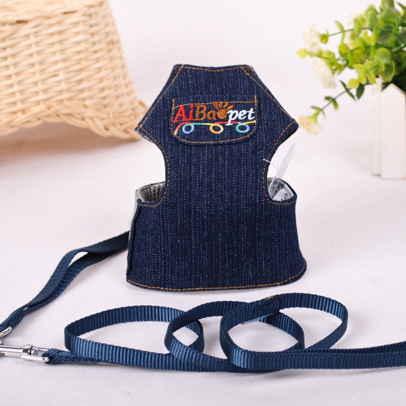 Denim Blue Paw Pet Harness Ves - مراجعة Baby Products On Sale وسعره