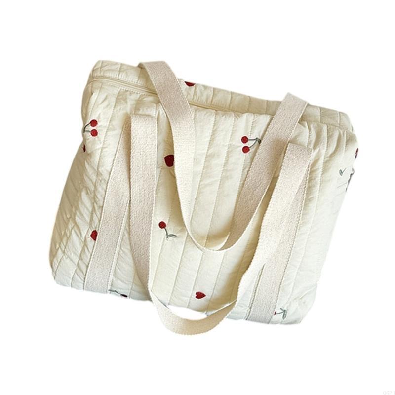 Multifunctional Mom Bag with F - مراجعة Baby Products Organiser وسعره