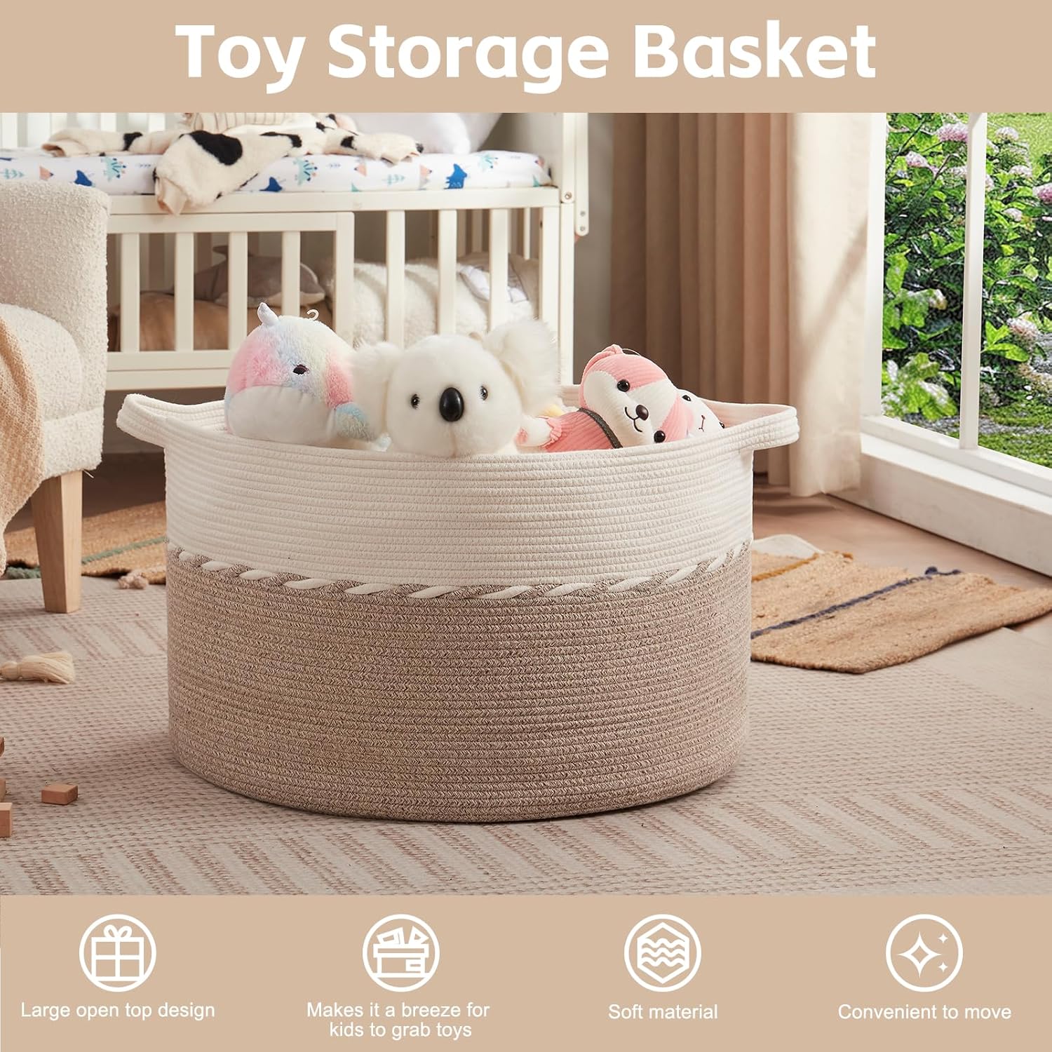 Extra Large 125L Blanket Baske - مراجعة Baby Products Hamper وسعره
