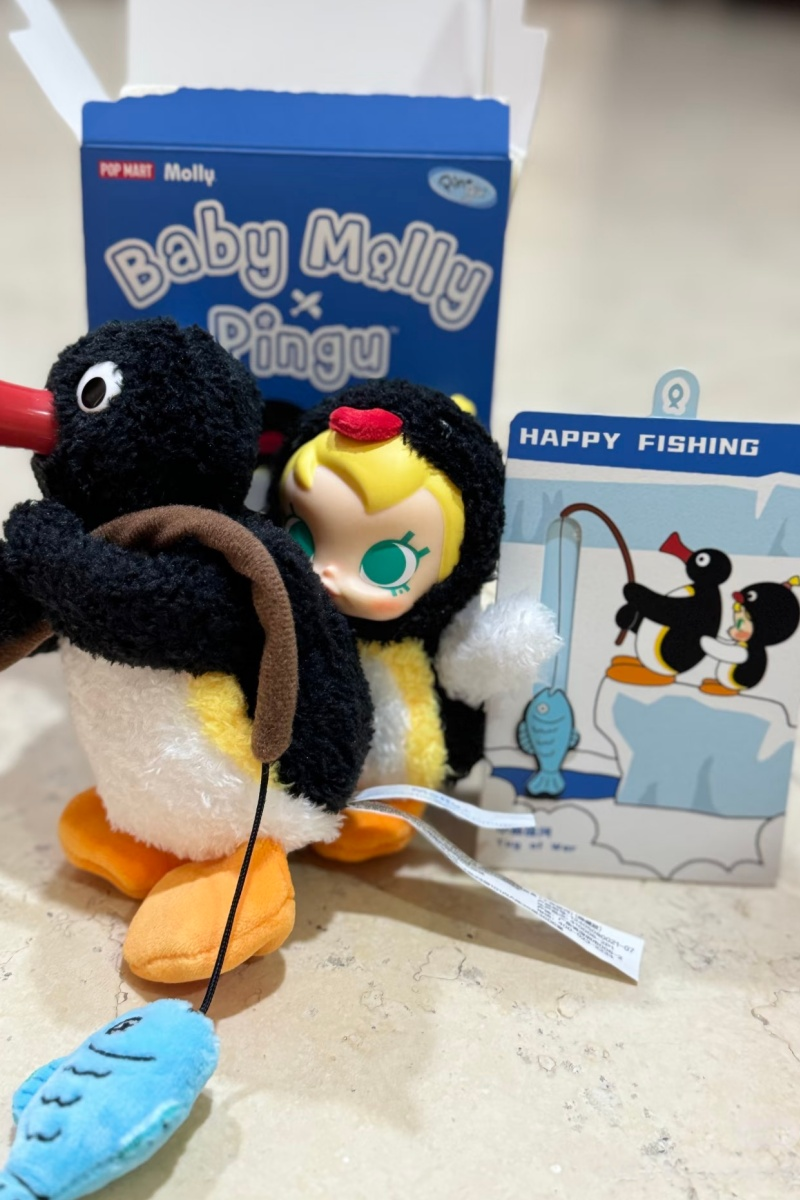 POP MART Baby Molly X Pingu Ha - مراجعة Baby Products Dropshipping وسعره