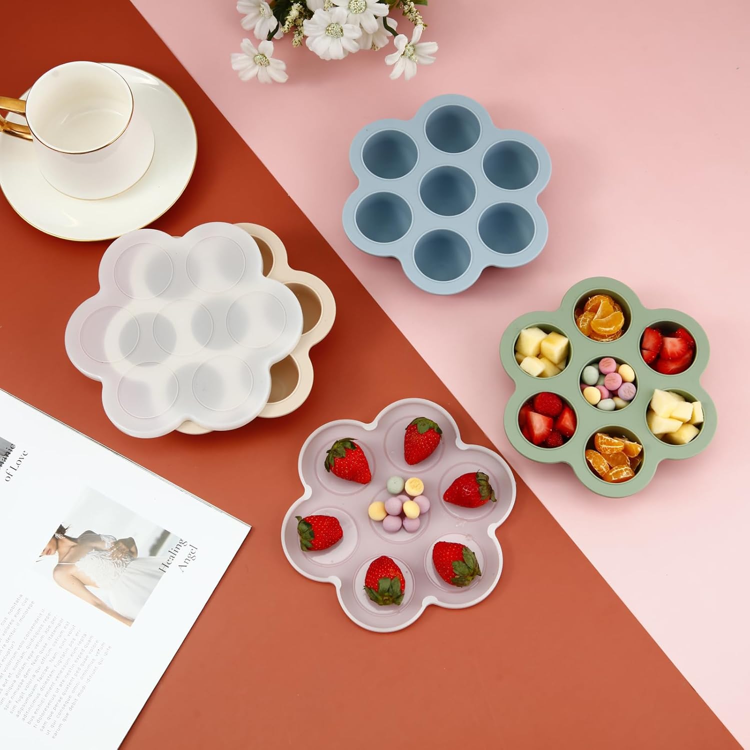 3 Pack Silicone Baby Food Free - مراجعة Baby Products Cream وسعره