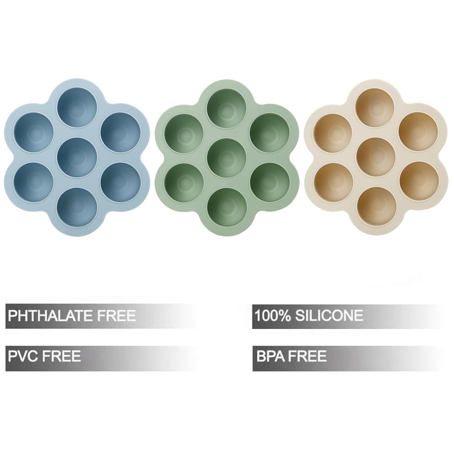 3 Pack Silicone Baby Food Free - مراجعة Baby Products Cream وسعره