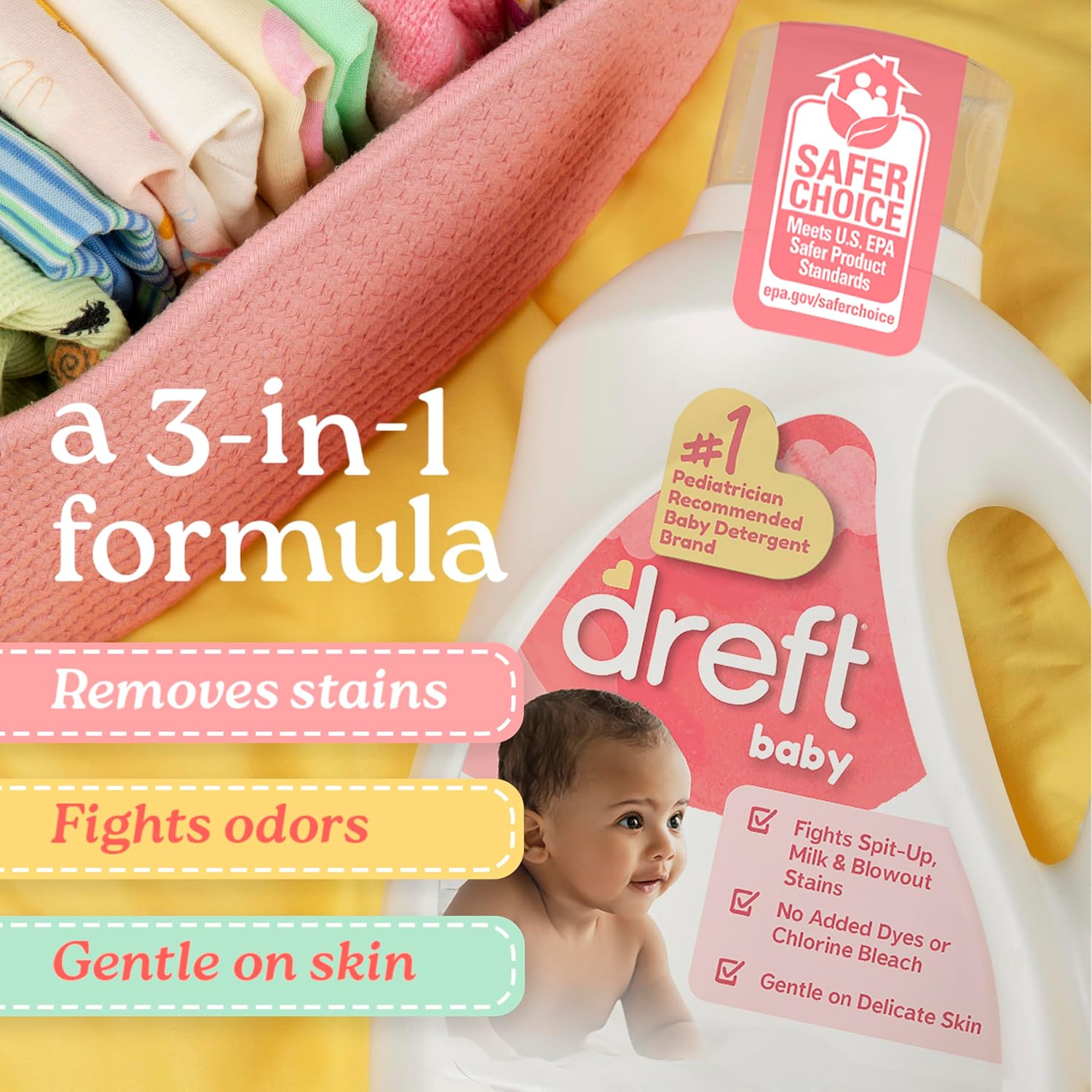 Baby Laundry Detergent for Sen - مراجعة Baby Products For Sensitive Skin وسعره
