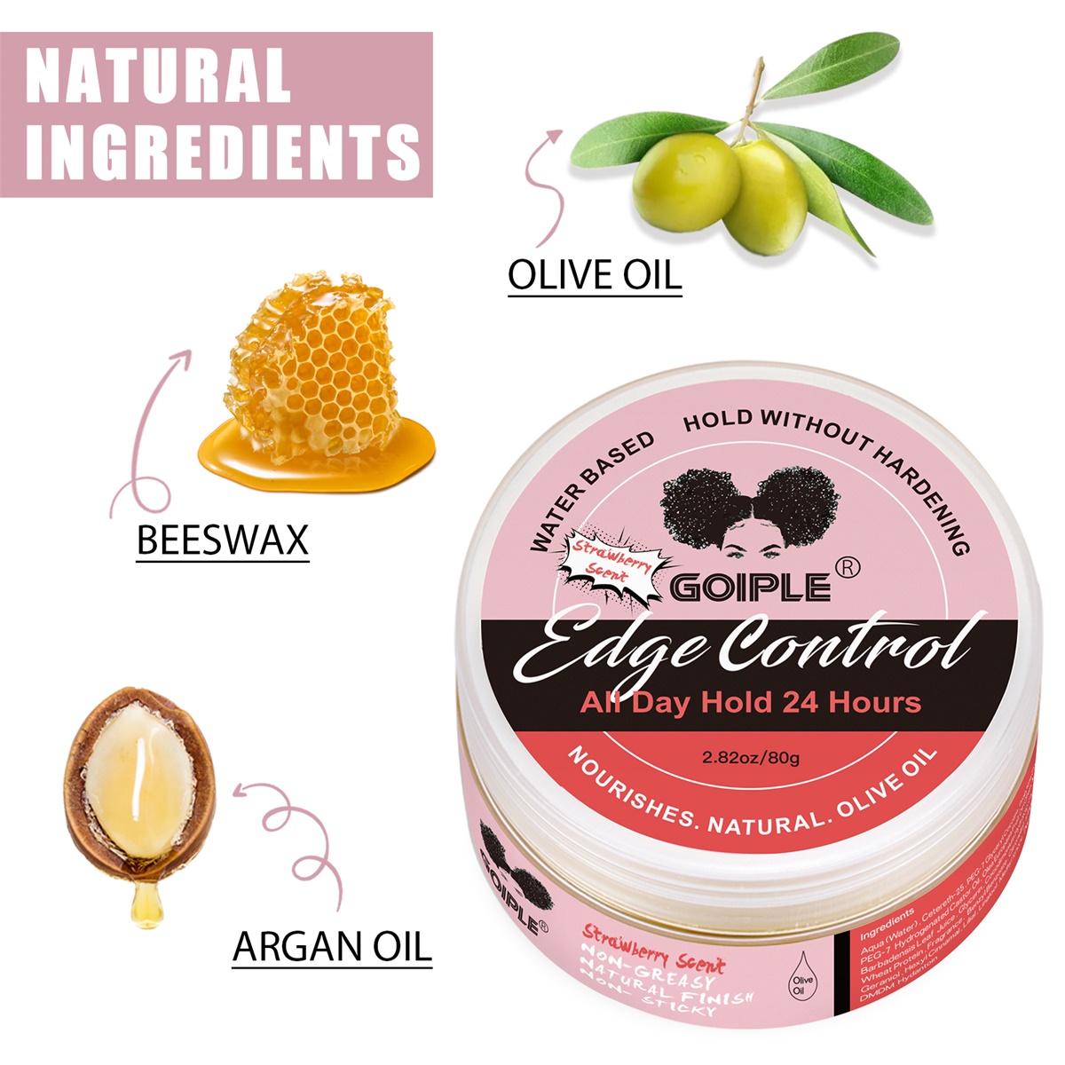 GOIPLE 80G Edge Control Wax Ha - مراجعة Baby Products Cream وسعره
