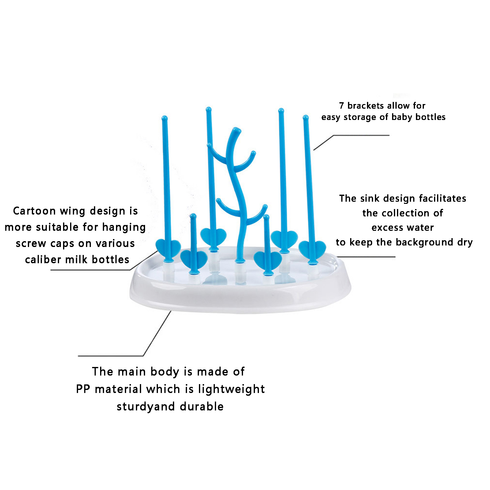 1 set Baby Bottle Drying Rack  - مراجعة Baby Products Sale وسعره