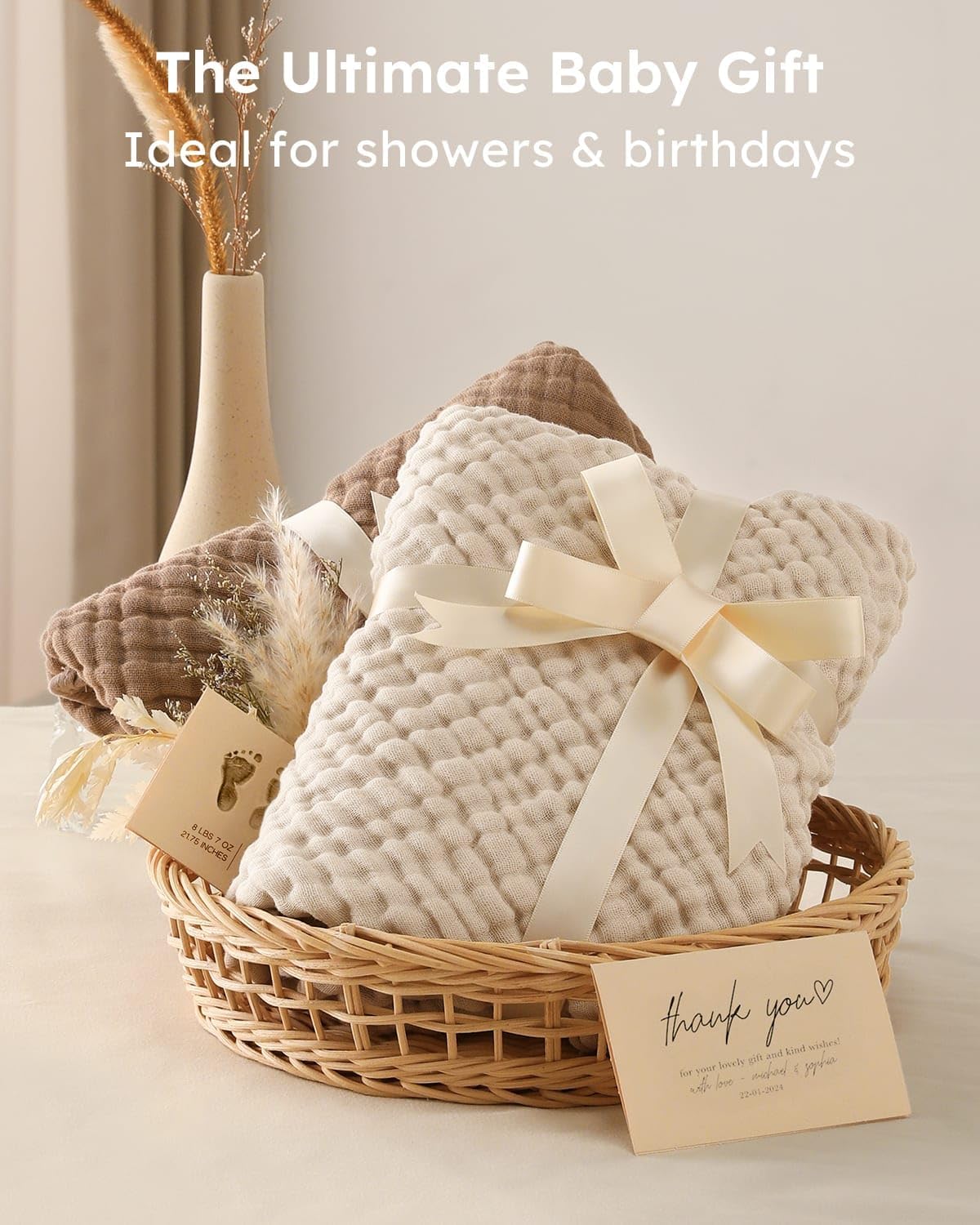 Hooded Baby Towels 2 Pack 100% - مراجعة Baby Products For Newborn وسعره