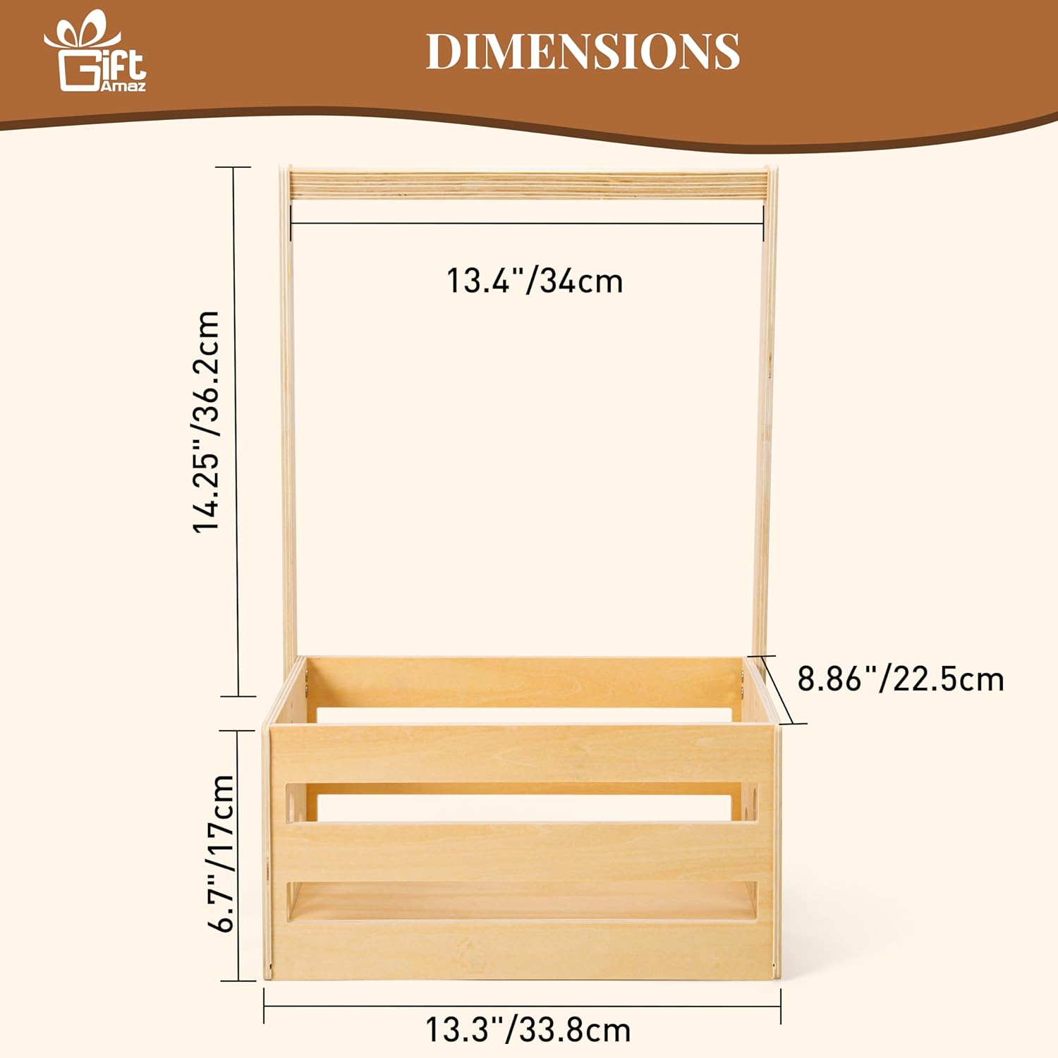 Wooden Baby Shower Crate Baske - مراجعة Baby Products Hamper وسعره