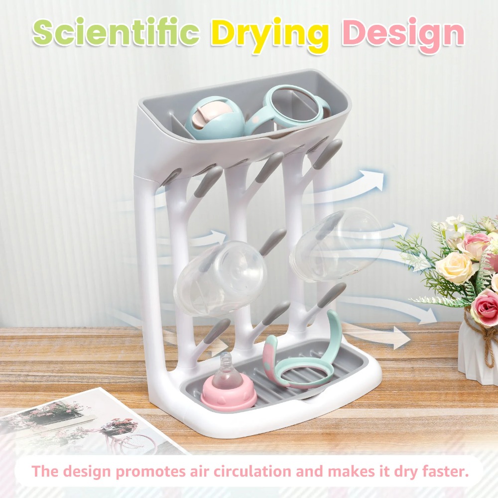 Baby Bottle Drying Rack, Space - مراجعة Baby Products Sale وسعره