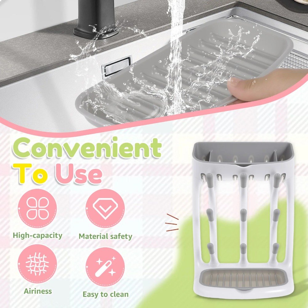 Baby Bottle Drying Rack, Space - مراجعة Baby Products Sale وسعره